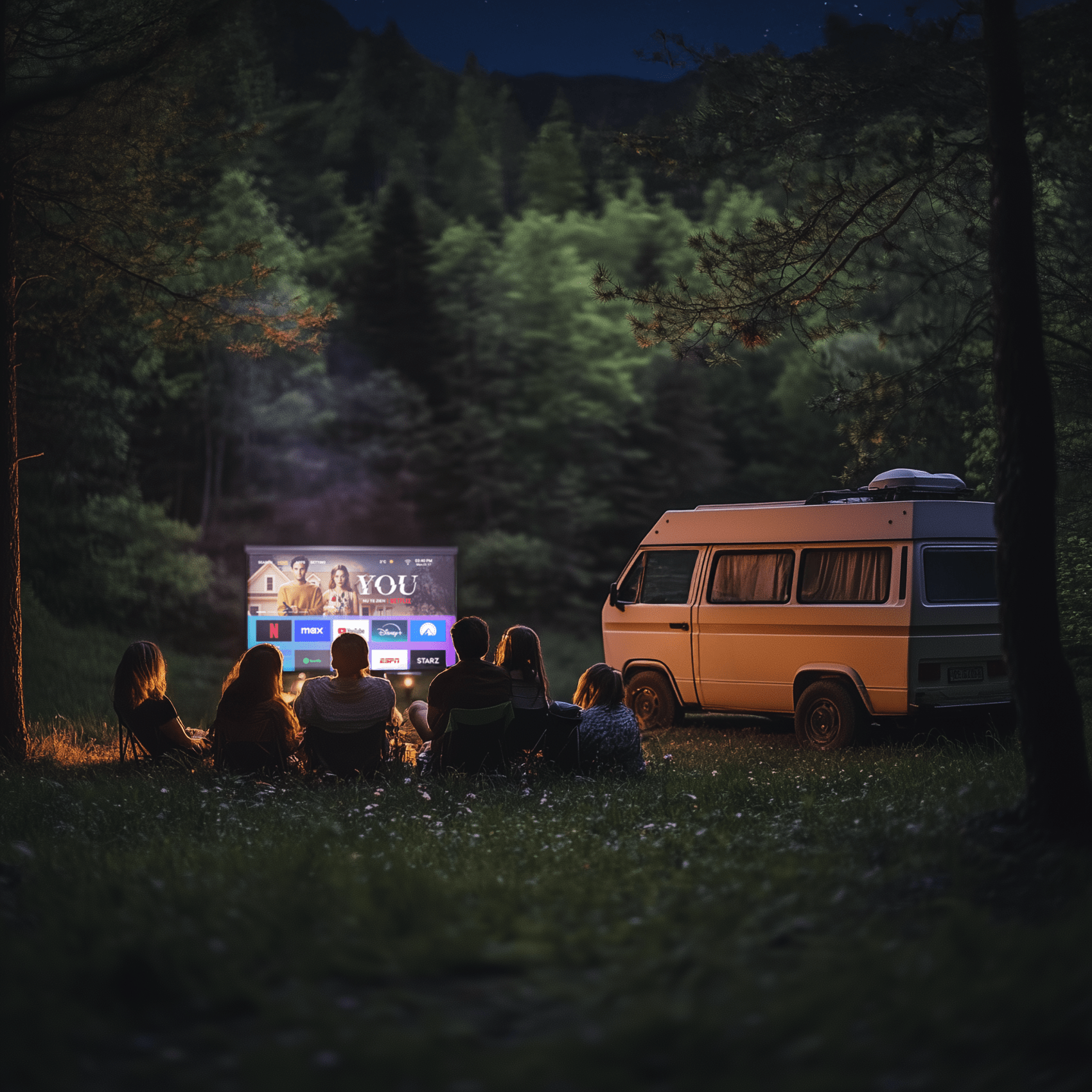 Movie Nights Under the Stars: The Best Ways to Use a Projector While Camping - Lumi Labs, Inc.